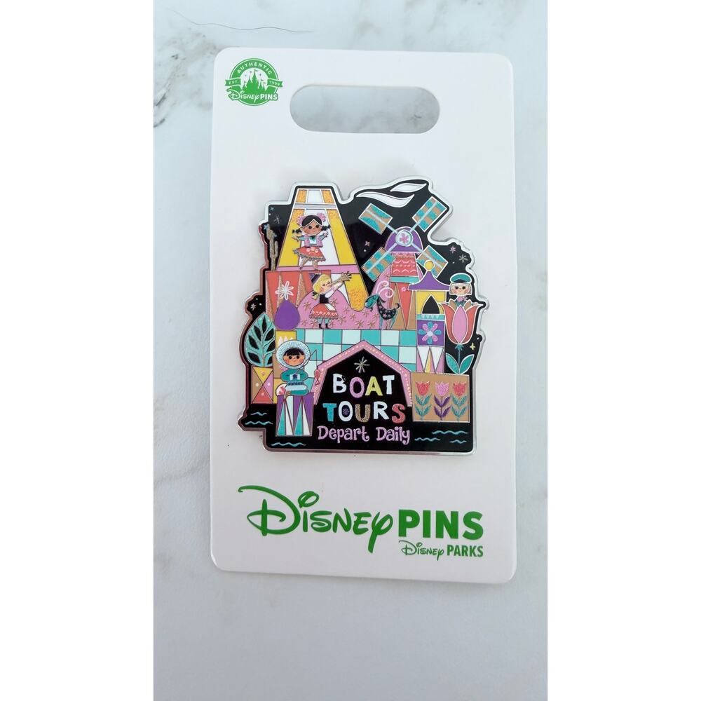 Disney Parks "it's a small world" Boat Tours Open Edition Pin NEW